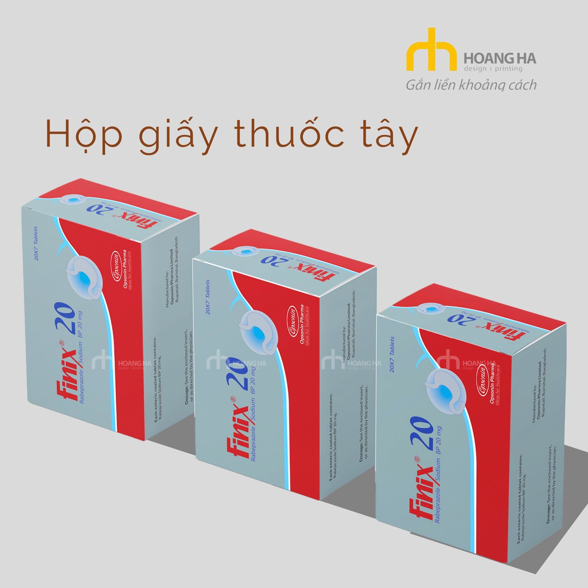 In an hop giay thuoc tay tai Hoang Ha